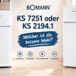 Bomann KS 7251 und KS 2194.1 im Kühlschrankvergleich mit 95 und 107 Litern Kühlraum